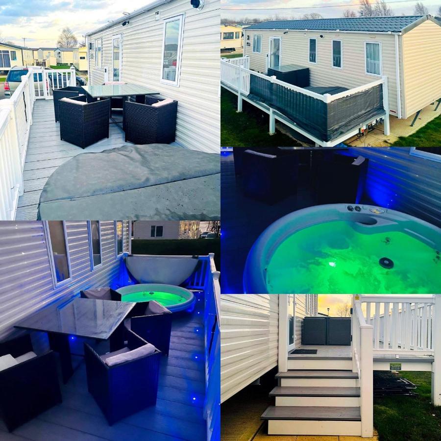ホテル The Sunflower Luxury Caravan At Tattersall Lakes タターズホール エクステリア 写真